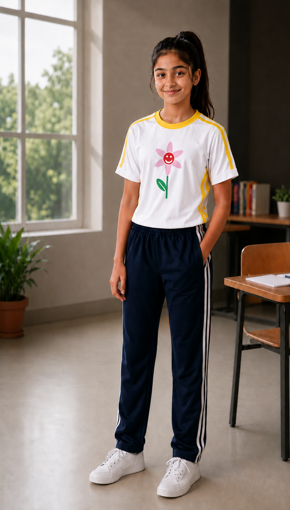 Girls House Uniform Track Pants